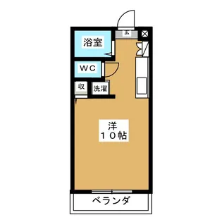 ▲秋元マンション【1階】の間取り
