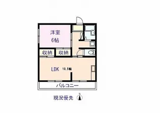 神水グリーンハイツ【1階】の間取り