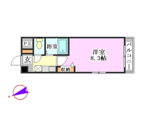 クレセントヒル【2階】の間取り