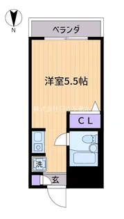 ウェイヴィ笹塚【3階】の間取り