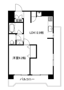 ソーワ梅丘マンション【3階】の間取り
