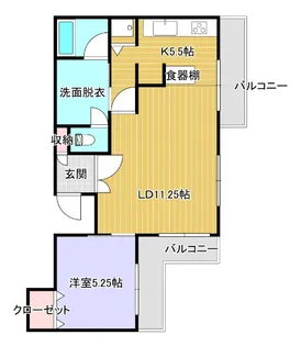 エスペランサ島瀬【3階】の間取り
