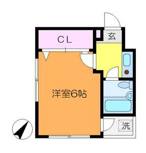 メゾン桜井【2階】の間取り