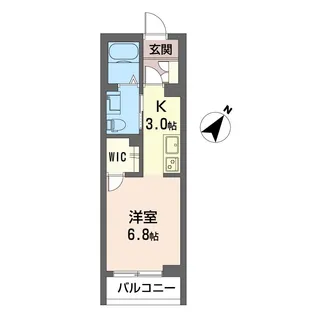 ベレオ・ルミエール【1階】の間取り