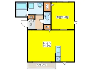ShaMaison Grace【1階】の間取り