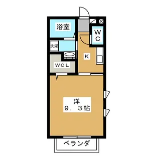 エムザKV【1階】の間取り