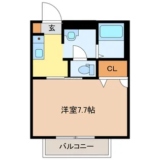 フィールドグリーン【2階】の間取り