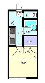 メゾンフローラ【1階】の間取り