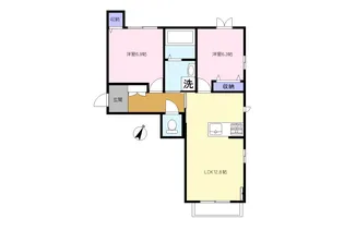 アルソーレ あおば【1階】の間取り