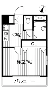 メゾンドハナ【2階】の間取り