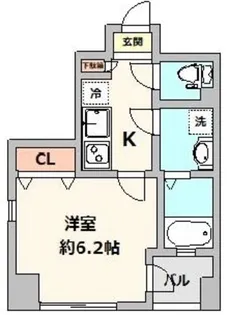 ボンズテラス池袋【9階】の間取り