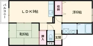 モノクローム古城【1階】の間取り