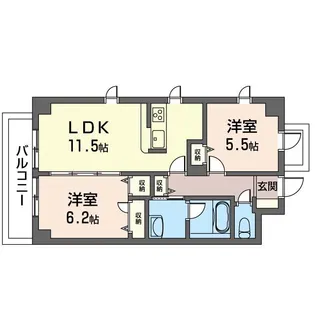 Liberte K【4階】の間取り