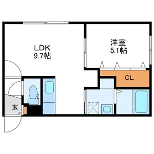 SAKURAコンフォートM【2階】の間取り