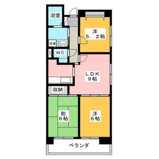 メインステイ関町【4階】の間取り