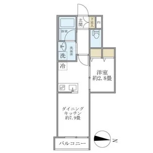 ヒル・シャンス大倉山【3階】の間取り