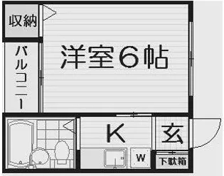 ハイクレスト【1階】の間取り