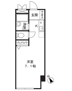 サンシャイン稲城【2階】の間取り