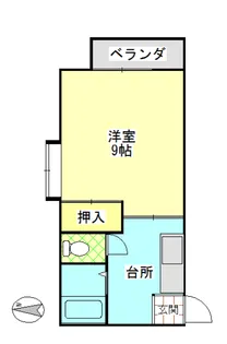 セゾン上越【2階】の間取り