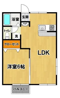 ソレイユ【1階】の間取り