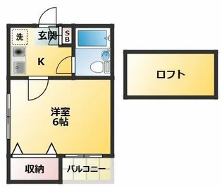 ベルデ鮫洲【1階】の間取り