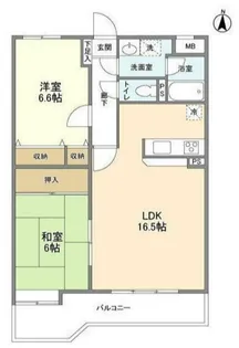 五反山ヒルズ【1階】の間取り