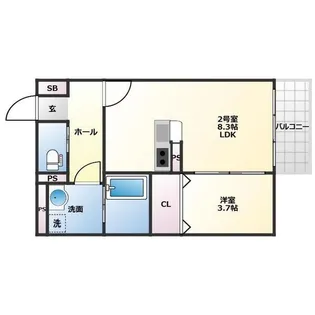 ALLIER PARK 上杉北【1階】の間取り