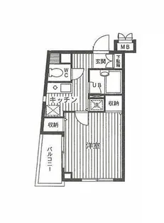 ダブルキュービック【4階】の間取り