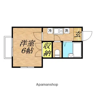 アーバンハイツ【2階】の間取り