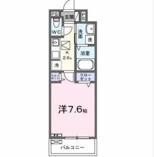ヌーヴェルラ・ヴィ【2階】の間取り