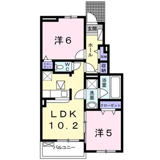 グラン シャリオ III【1階】の間取り