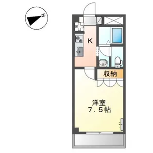 カーティアス F【2階】の間取り