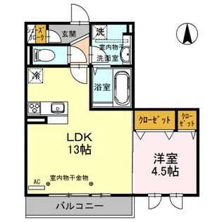 チェレステ【3階】の間取り