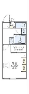 レオパレスNEW HOPE【2階】の間取り