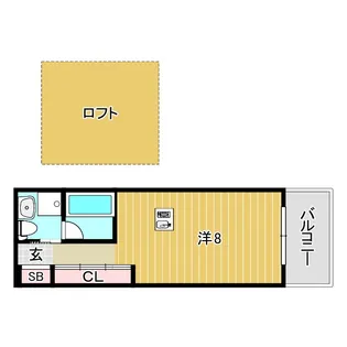 C4 KOSHIEN EAST【3階】の間取り