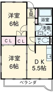 ヴァンコーポ大赤見【2階】の間取り