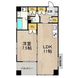 K.H.E【5階】の間取り