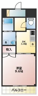 リバティおひつじ座【1階】の間取り