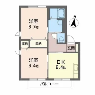 シャーメゾン東見前【1階】の間取り