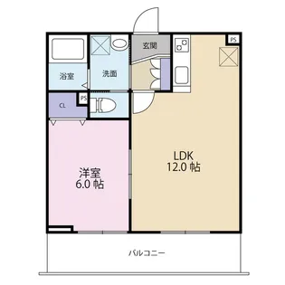 エトワール【2階】の間取り
