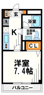 ベレトワール【1階】の間取り