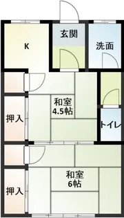 さつき荘【2階】の間取り
