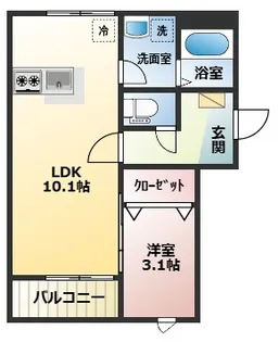 Casa Brezza【3階】の間取り
