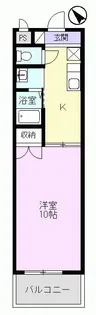 アルトラマンション駒場【1階】の間取り