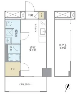 八ツ山三和ハウス【4階】の間取り