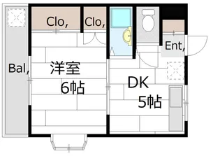 サンハイム西口【1階】の間取り