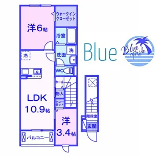 グレイスサイトG【2階】の間取り