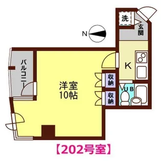グランドパレス大手町【2階】の間取り