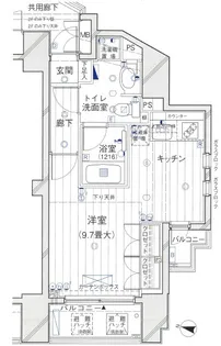 東急ドエル・グラフィオ広尾【2階】の間取り
