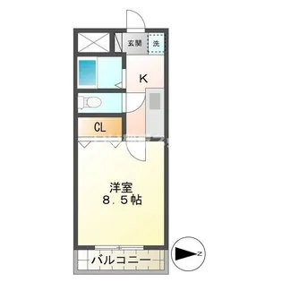 ダイムマンション鈴鹿【3階】の間取り